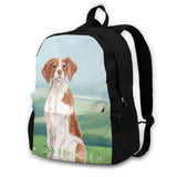 Brittany Spaniel Arrival Satchel Schoolbag Backpack