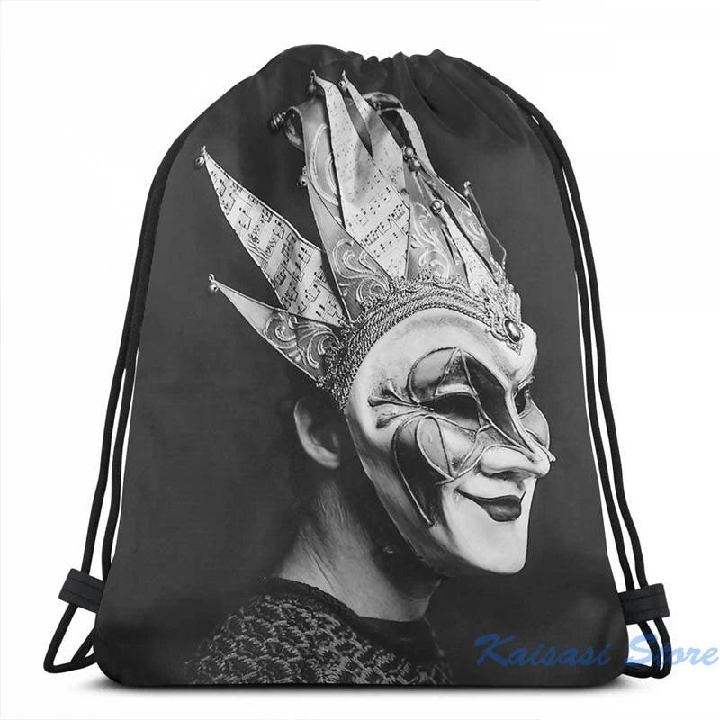 Boris Brejcha USB Charge Backpack School Travel Laptop Bag