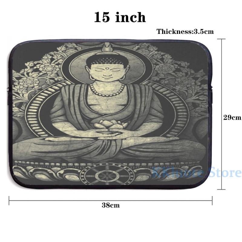 Buddha Yellow Halftone Textured USB Charge Backpack