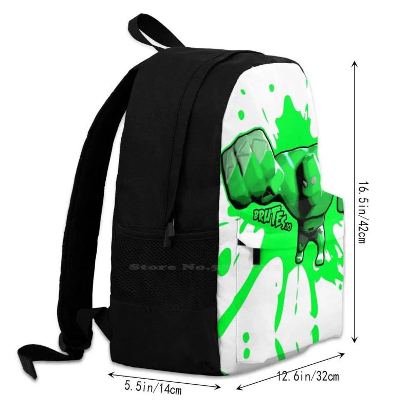 Brutes.Io Punch Green Backpack