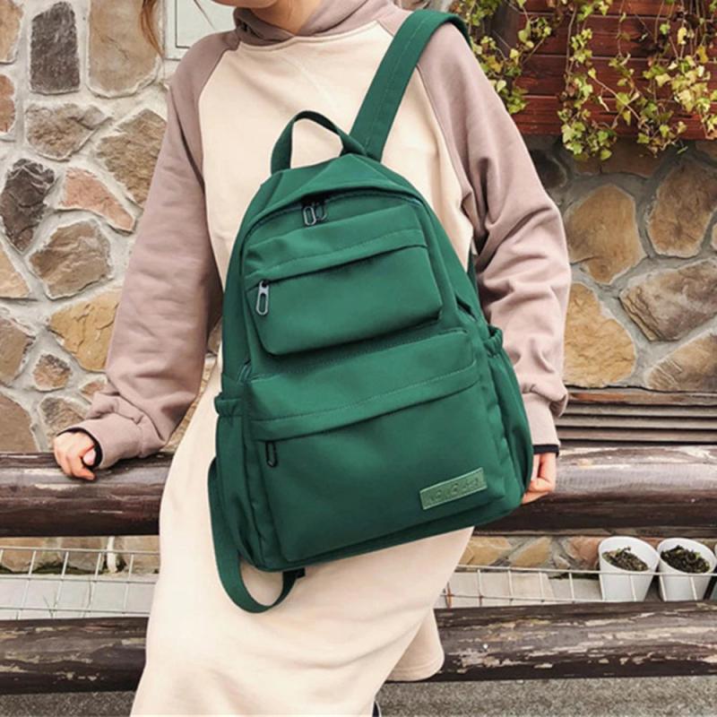Casual Canvas Backpack Lightweight Women Backpack