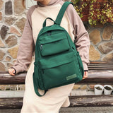Casual Canvas Backpack Lightweight Women Backpack