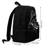 Bull Terrier Dog Lover 3D Print Backpack Casual Bag