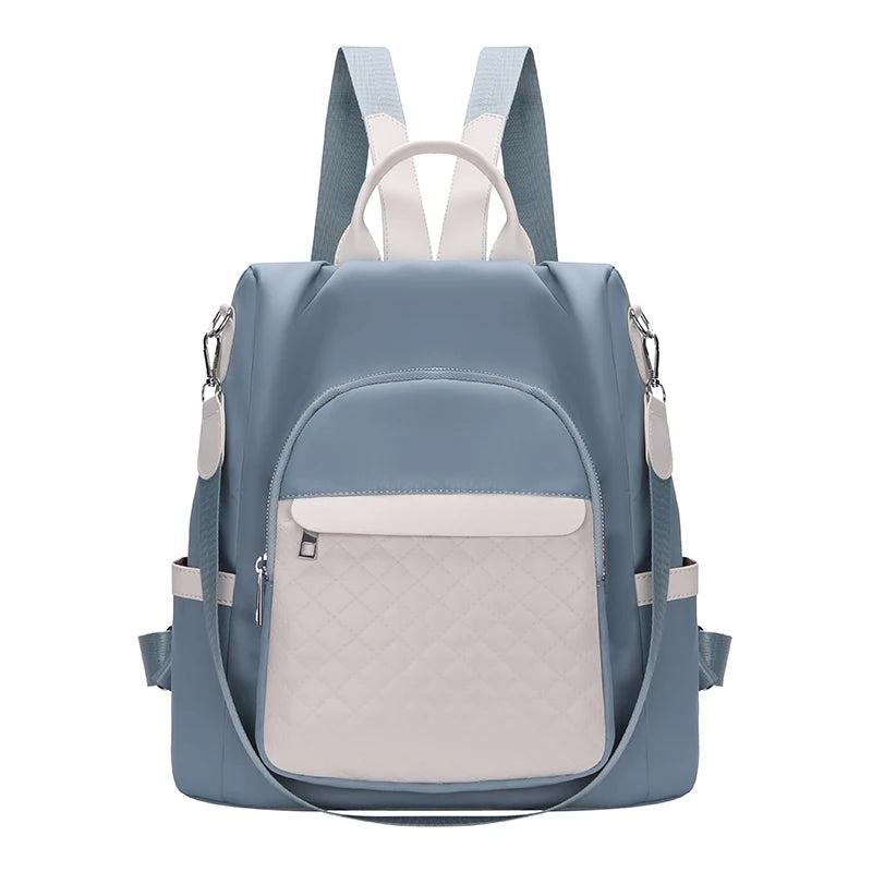 Casual Rhombus Backpack Large Capacity Schoolbag
