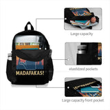 Cat Pew Pew Pew Madafakas! Arrivals Satchel Schoolbag Bags Backpack