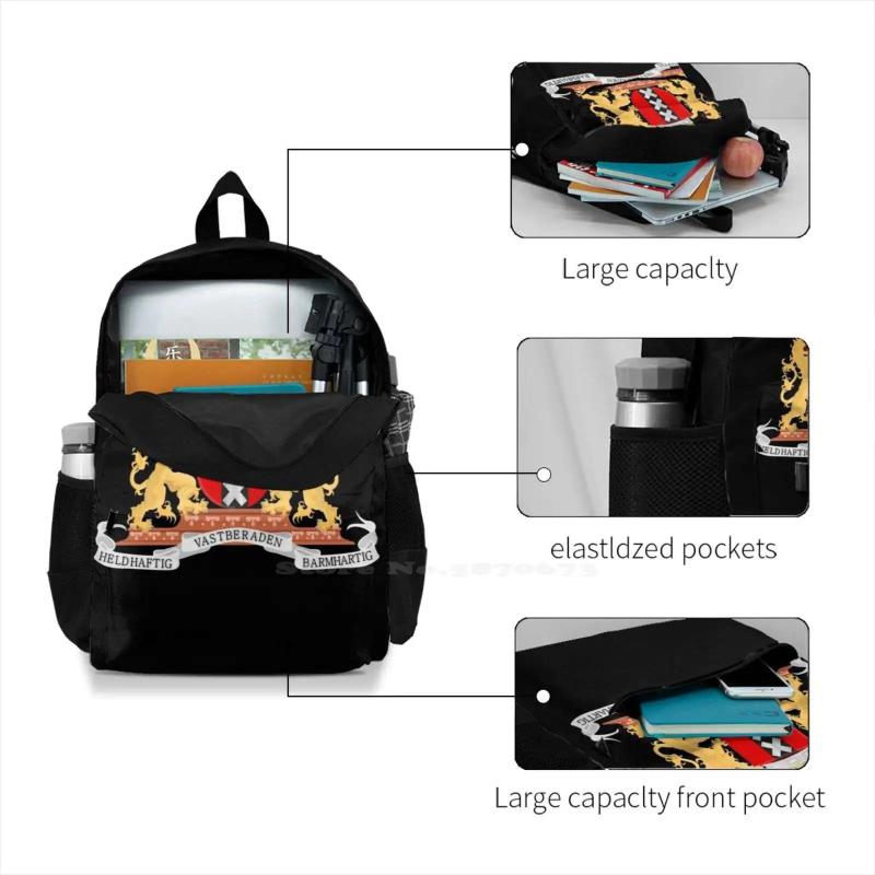 Coat Of Arms Of Amsterdam Backpacks