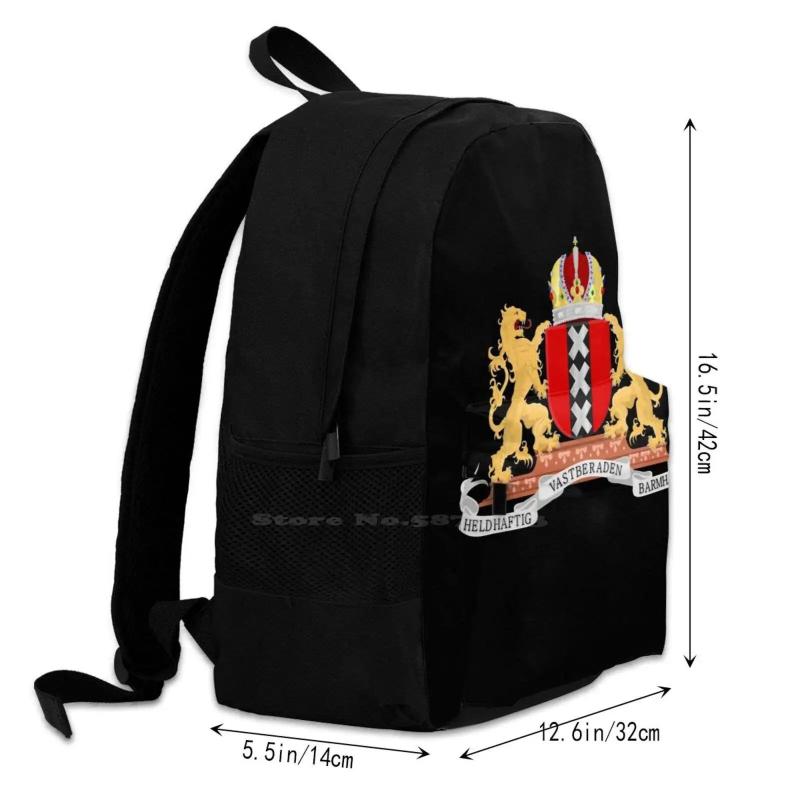 Coat Of Arms Of Amsterdam Backpacks