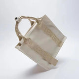 Casual Letters Canvas Women Handbags Large Tote Shoulder Crossbody Bags