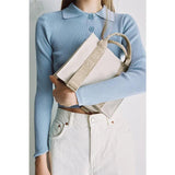 Casual Letters Canvas Women Handbags Large Tote Shoulder Crossbody Bags