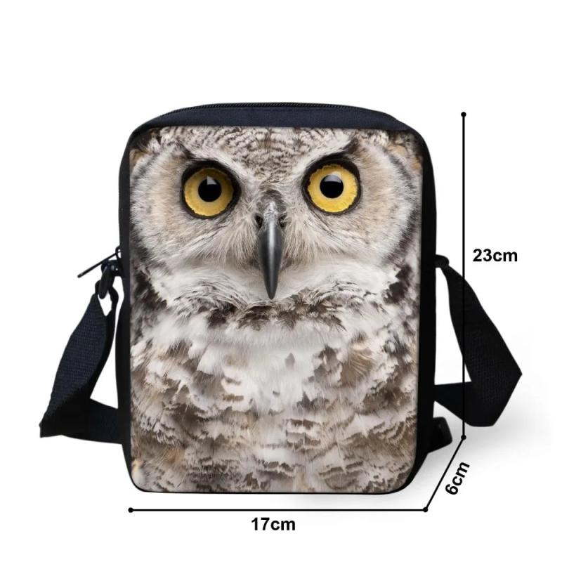 Cartoon Messenger Bag Pretty Girl Print Shoulder Pack Crossbody Bag