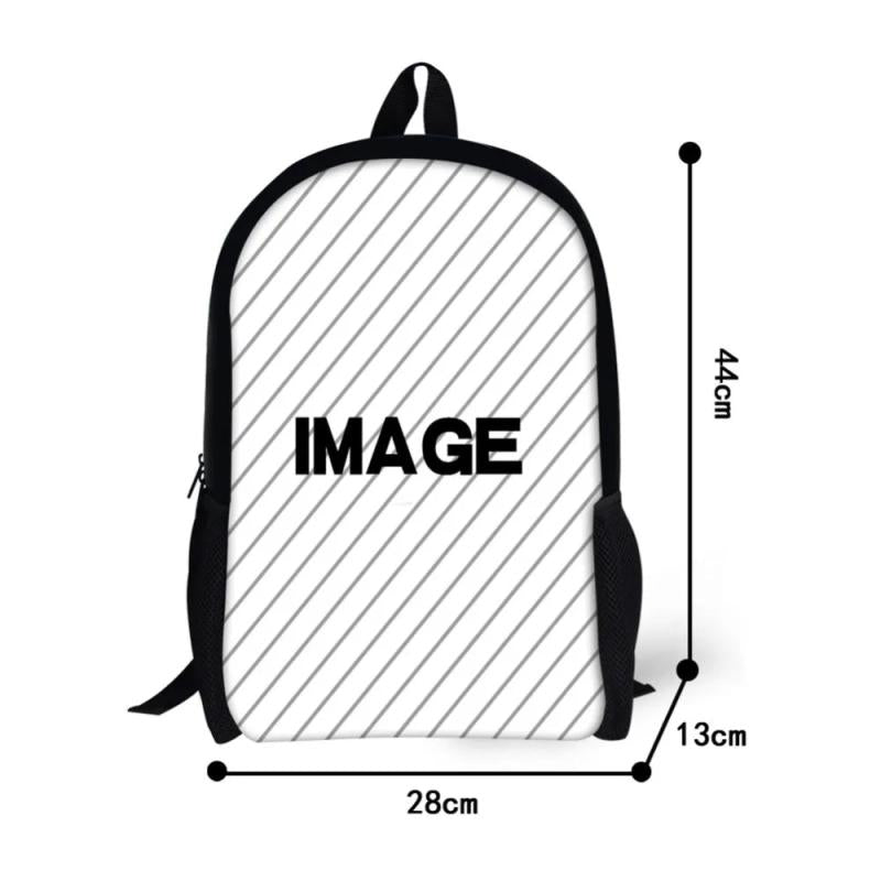 Cat Pattern 3D School Bag for Kids - Back to School Satchel