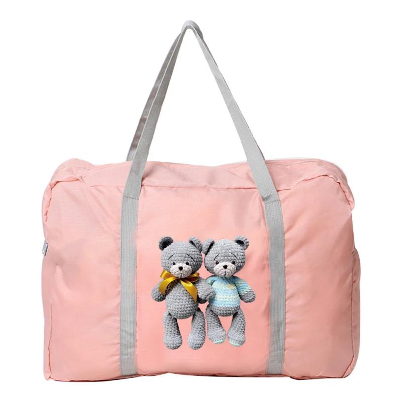 Cartoon Pattern Foldable Fitness Yoga Travel Bag