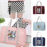 Cartoon Pattern Foldable Fitness Yoga Travel Bag