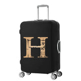 Brown Luggage Cover Anti-scratch Protective Travel Accessory