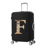 Brown Luggage Cover Anti-scratch Protective Travel Accessory