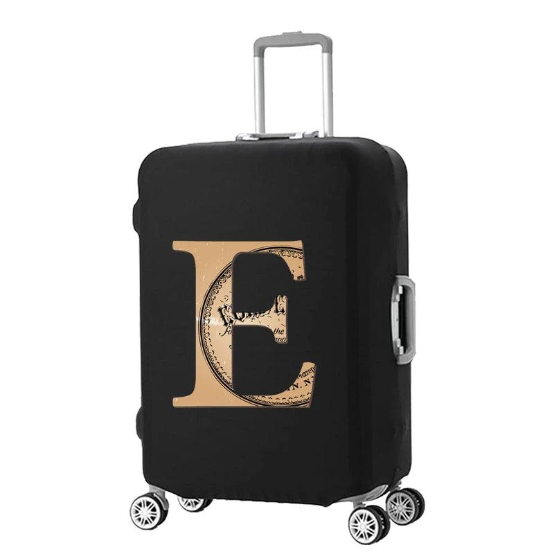 Brown Luggage Cover Anti-scratch Protective Travel Accessory
