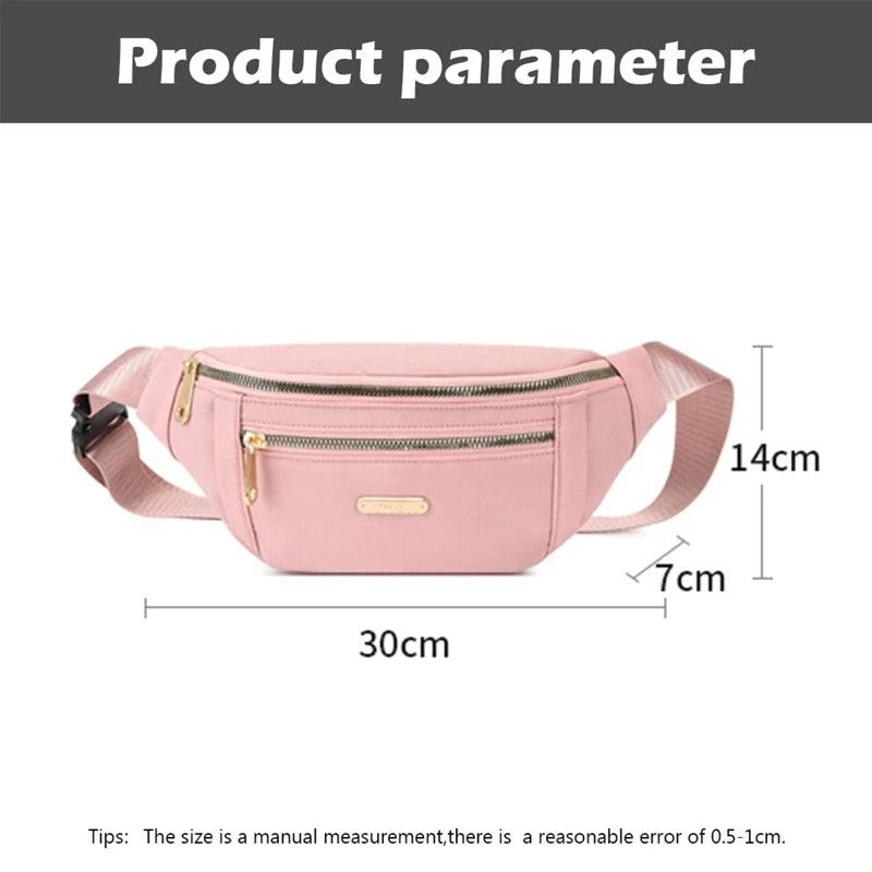 Casual Waist Bag Shoulder Cross Chest Bag Handbag All Matching Belt Bags