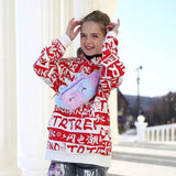 Cartoon Unicorn Plush Waist Bag Girls Shoulder Bag