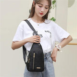 Casual Nylon Chest Bag Waist Pack Crossbody Handbag Travel Bag
