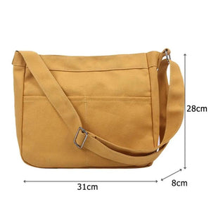 Casual Canvas Messenger Bag Women Solid Hot Selling Delicate Soft