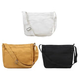 Casual Canvas Messenger Bag Women Solid Hot Selling Delicate Soft