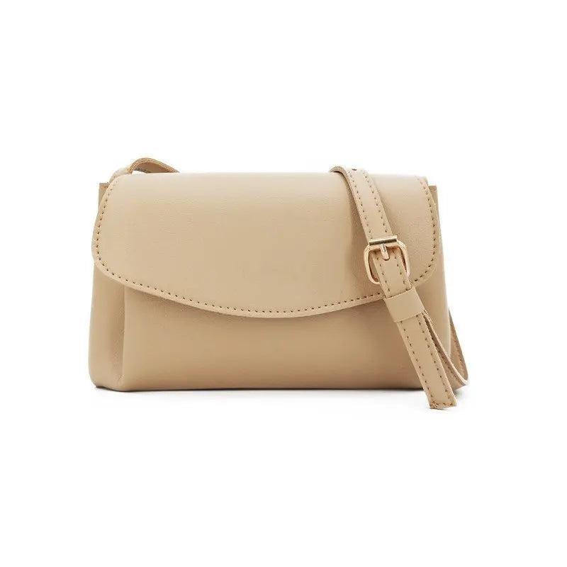 Casual Solid Women Shoulder Messenger Handbags Vintage PU Leather