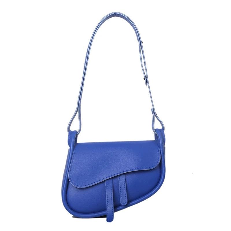 Casual Shoulder Bag PU Leather Handbag Clutch Crossbody Bag