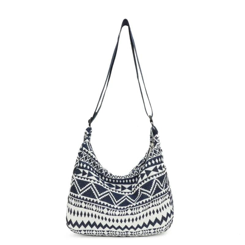 Casual Large Crossbody Canvas Shoulder Bag for Women