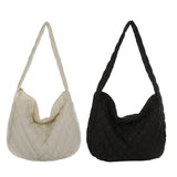 Casual Women Shoulder Bag Soft Girls Portable with Zipper