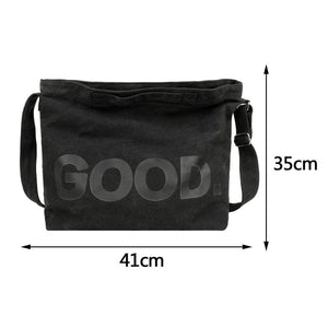 Casual Women's Shoulder Bags Retro Letter Printed Crossbody Bags