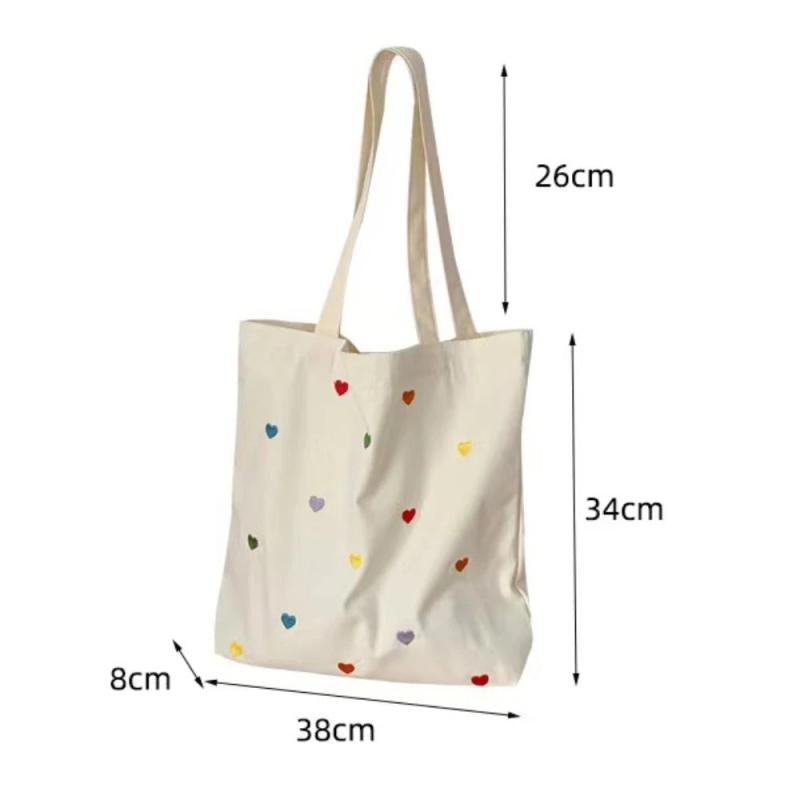 Casual Canvas Large Capacity Shopping Bag for Women