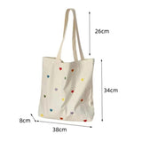 Casual Canvas Large Capacity Shopping Bag for Women