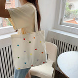 Casual Canvas Large Capacity Shopping Bag for Women