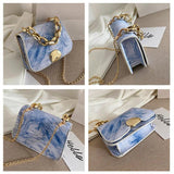 British Small Square Women's Handbag