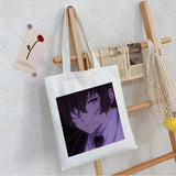 Bungo Stray Dog Anime Dazai Osamu Canvas Shopper Bag