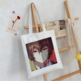 Bungo Stray Dog Anime Dazai Osamu Canvas Shopper Bag