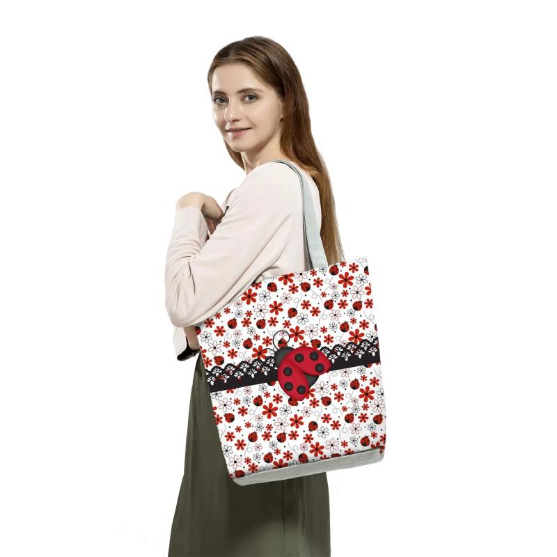 Cartoon Printed Lady Shoulder Bag Women Tote