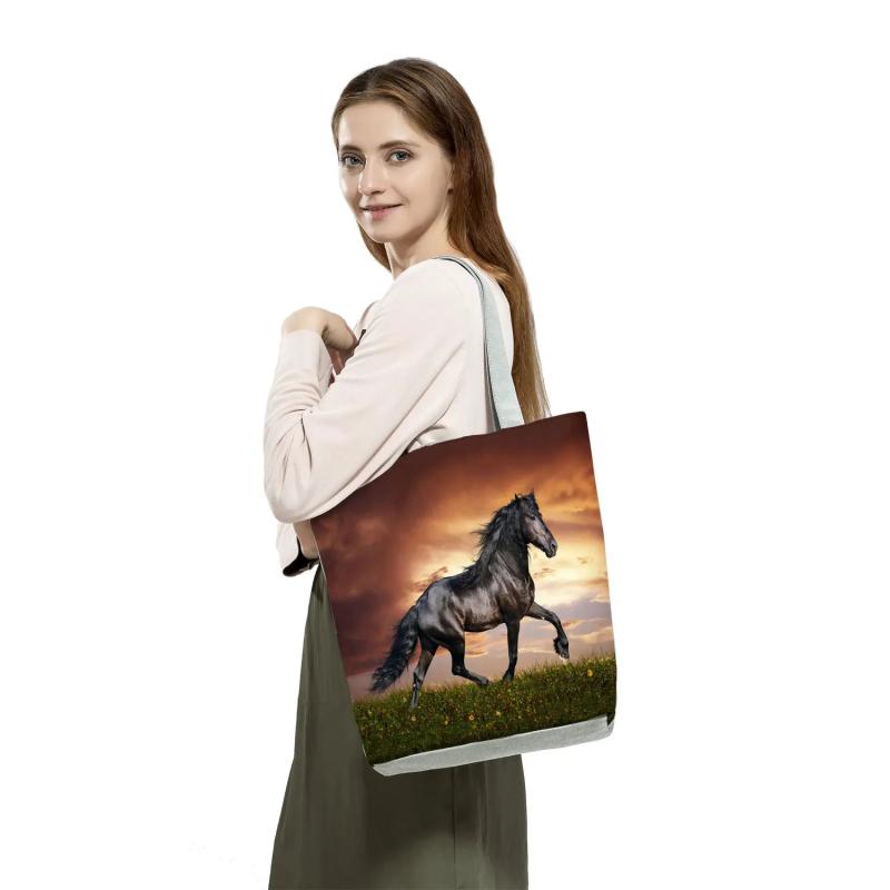 Casual Animal Print Large Capacity Handbag for Women