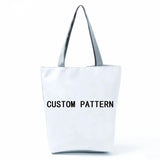 Cartoon Sisters Printed Handbags Eco Friendly Shopping Bag