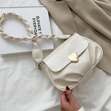 Casual Candy Girls Tote Armpit Bag Small Shoulder Bags Retro Soft PU Leather Lad