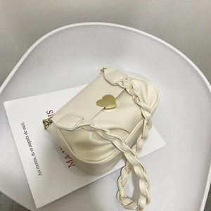 Casual Candy Girls Tote Armpit Bag Small Shoulder Bags Retro Soft PU Leather Lad