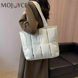 Casual Shoulder Handbag Large Capacity Soft Portable for Office Travel