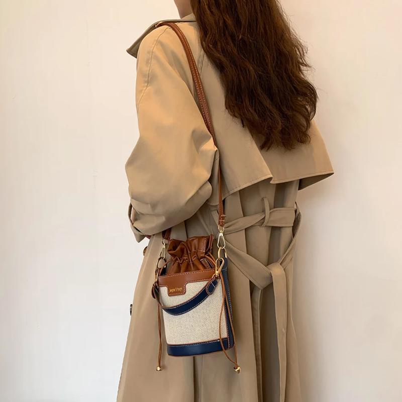 Bucket Crossbody Bag PU Leather Shoulder Bags