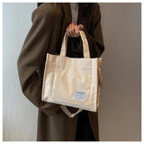 Casual Square Shoulder Bag Waterproof Nylon Totes Small Crossbody