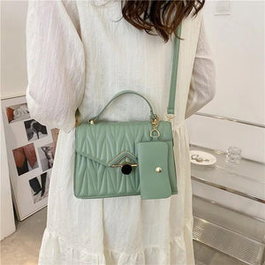Casual Vintage Pleated Crossbody Bag Handbag