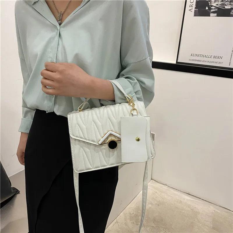 Casual Vintage Pleated Crossbody Bag Handbag