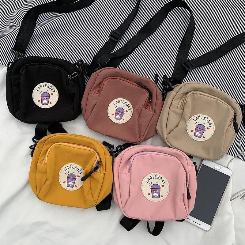 Casual Small Crossbody Bag Rabbit Girls Pouch Purse Handbag Square Shoulder Bag