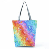 Bright Printed Shopping Tote Bag for Women