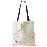 Cartoon Print Ladies Casual Handbag Tote Shopping Reusable Shoulder Bag Women