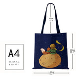 Cartoon Print Ladies Casual Handbag Tote Shopping Reusable Shoulder Bag Women
